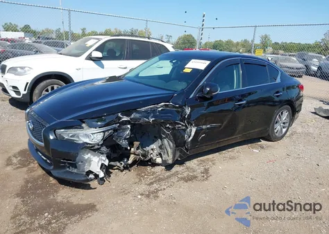 2015 Infiniti Q50 Premium z USA, uszkodzony, nr VIN JN1BV7AR0FM392966